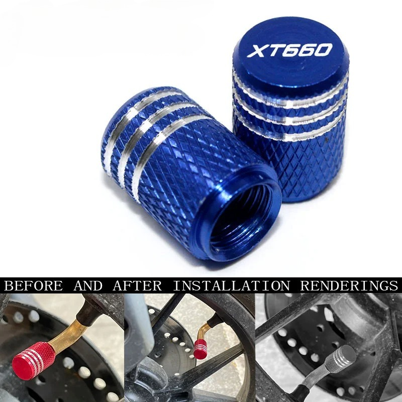 Home Cinema Yamaha - XT 660 オートバイCNC車両ホイールタイヤバルブステムキャップカバー ユニバーサル ヤマハ XT660