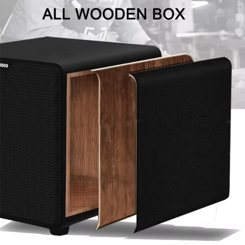Home Theater Speaker - 7.1ホームシアターシステムサラウンドサウンドスピーカー、8インチパッシブサブウーファー搭載、4Kテレビ、ウルトラHD、AV、DVD対応ホームオーディオシステム
