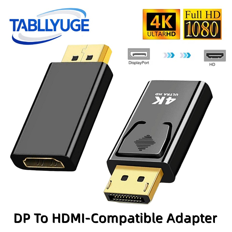 Home Cinema Projector - 4K/1080P DP DisplayPort to HDMI 互換アダプター