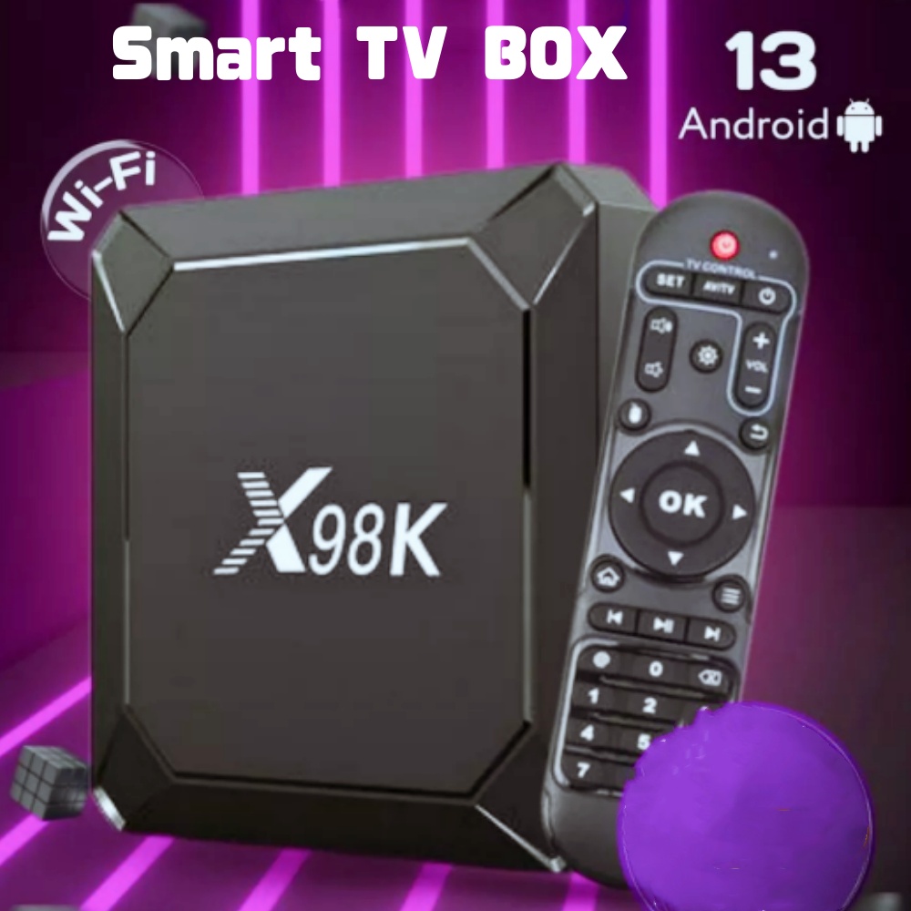Netflix Home Cinema - オリジナルX98K TVボックス Android13 RK3528クアッドコア USB BT