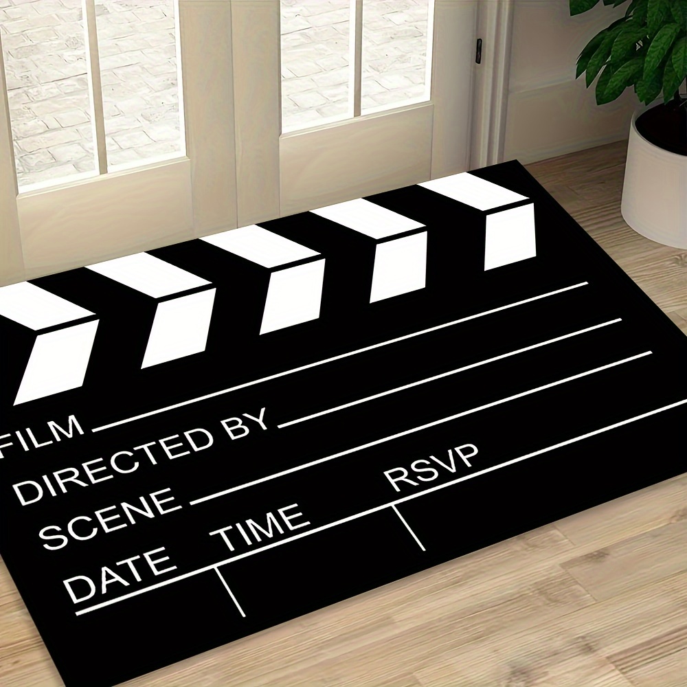 Home Cinema Furniture - VIKAMA フィルムディレクターズクラッパーボード クリエイティブラグ リビングルーム スタディ ホームシアター
