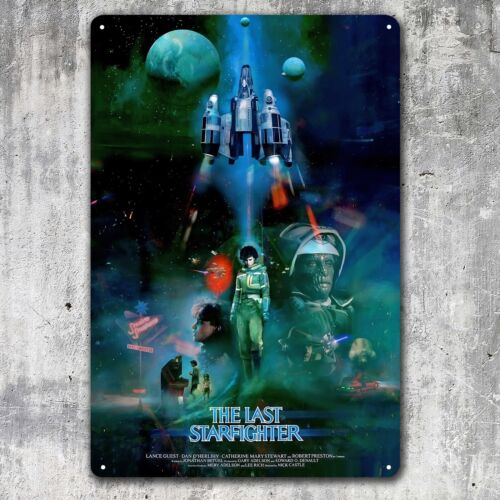 Home Cinema Decor - ラスト・スターファイター映画メタルポスター - レトロコレクタブルブリキ看板 20x30cm