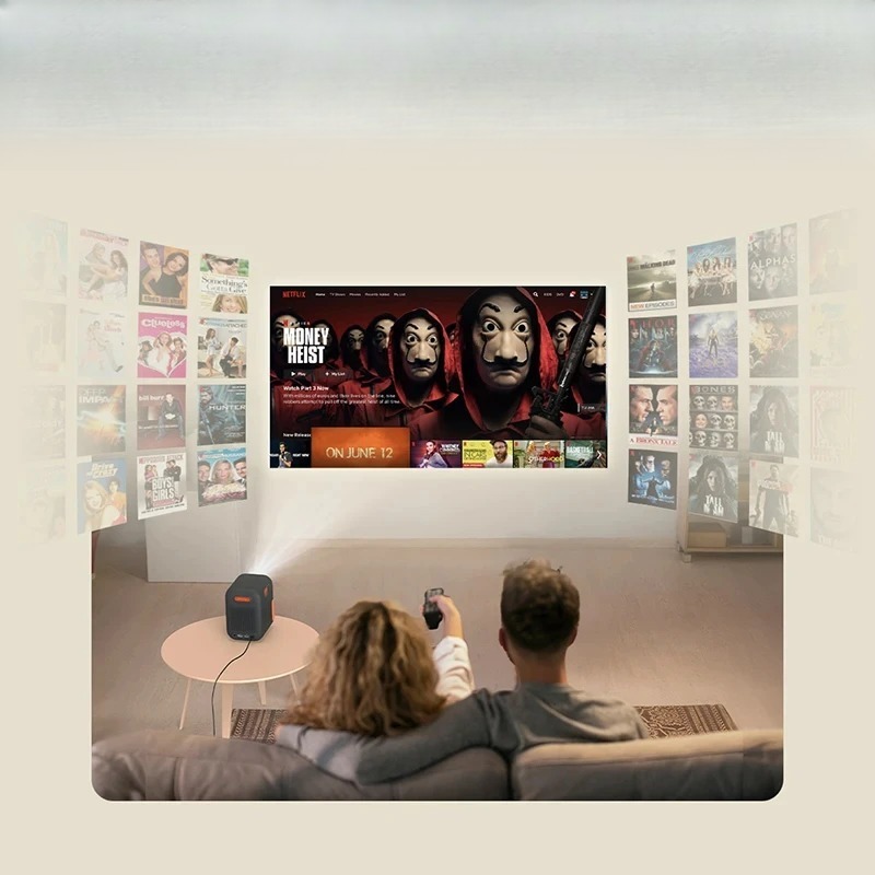 新型映画プロジェクター Xming エピソードワン 1080 - Netflix Home Cinema のレビューと価格