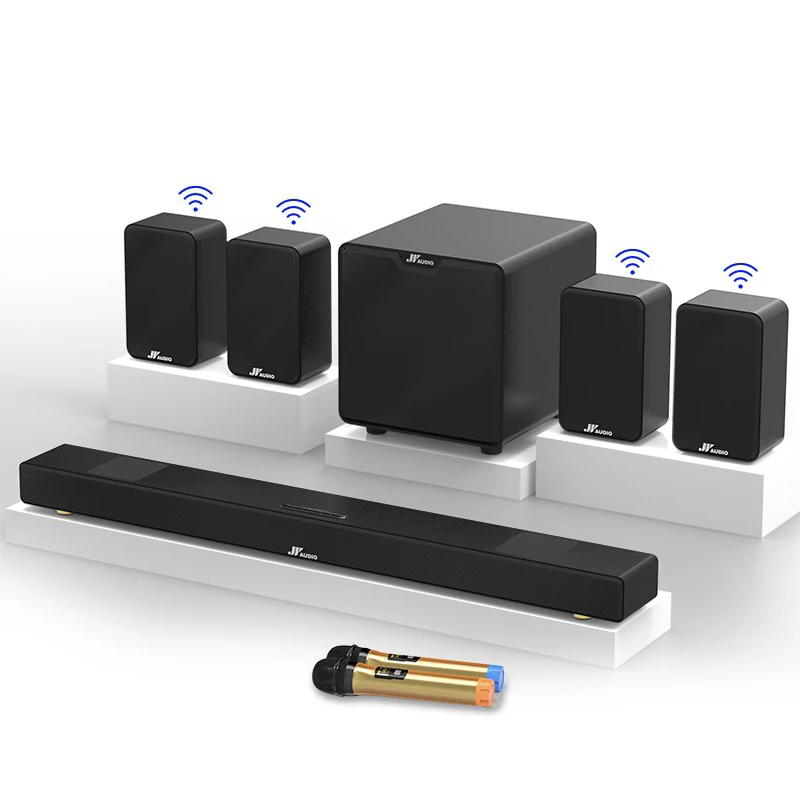7.1ホームシアターシステムサラウンドサウンドスピーカー、8 - Home Theater Speaker のレビューと価格