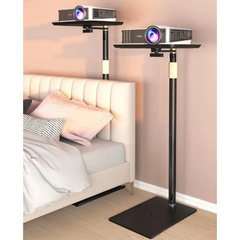 ポータブルプロジェクターフロアスタンド高さ調節可能なプロジェ - Home Cinema Projector のレビューと価格