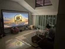 簡単設置 16:9 ホームオフィス映画館用ディスプレイ、10 - Home Cinema Wall Lights のレビューと価格
