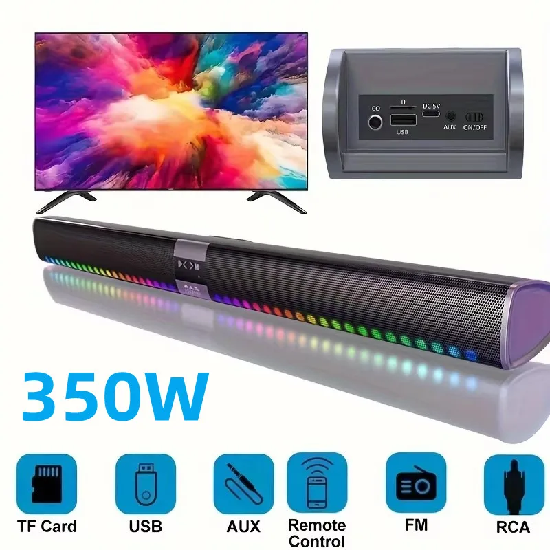 テレビエコー壁 Bluetooth スピーカー 350 ワッ - Home Cinema Wall Lights のレビューと価格