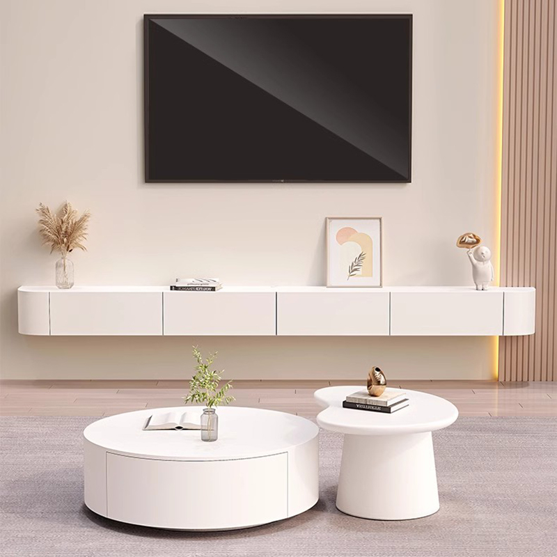 壁掛け式ラスティックテレビ台 モダン北欧風ビューティー トレ - Home Cinema Furniture のレビューと価格