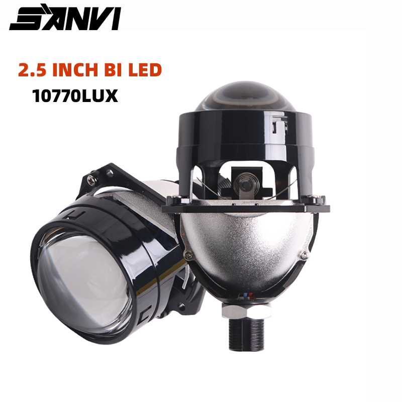 SANVI 2.5 インチ S6 ミニ自動 Bi Led プ - Home Cinema Projector のレビューと価格