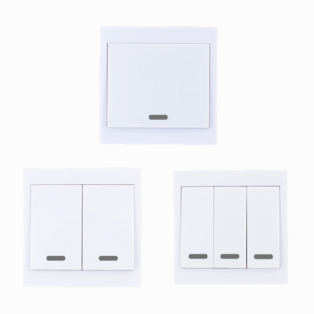 スマートホーム壁パネルリモート送信機1/2/3ボタン付箋rf - Home Cinema Wall Lights のレビューと価格