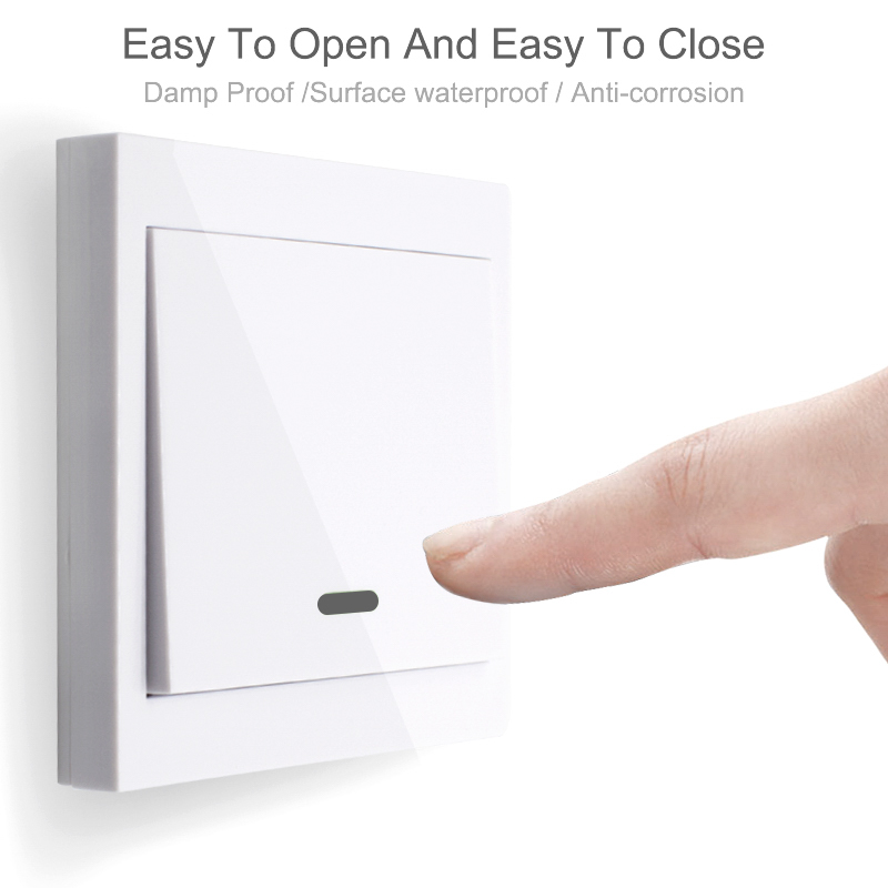 スマートホーム壁パネルリモート送信機1/2/3ボタン付箋rf - Home Cinema Wall Lights のレビューと価格