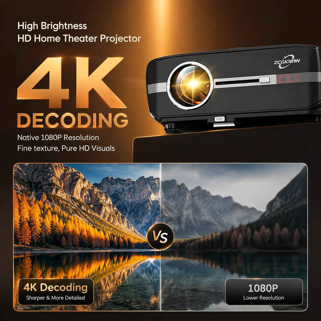 公式Google TV 4Kプロジェクター 4200ANSI - Netflix Home Cinema のレビューと価格