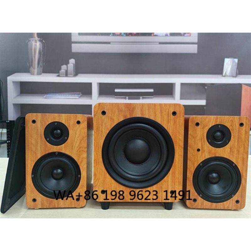 8インチ150W RMS木製パワードサブウーファースピーカー - Home Theater Speaker のレビューと価格