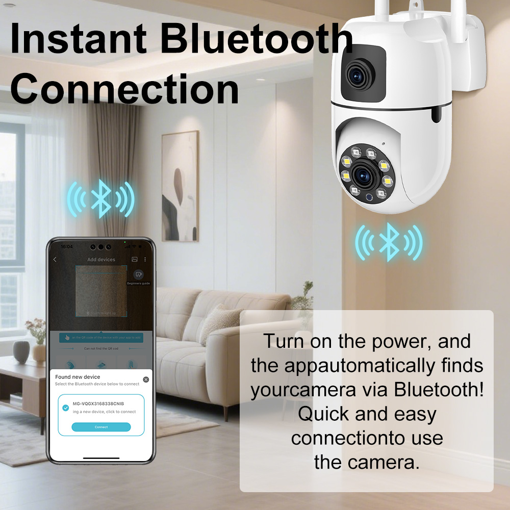 8MP HD Wifi 監視 PTZ カメラ屋外 4K デュ - Home Cinema Outdoor のレビューと価格