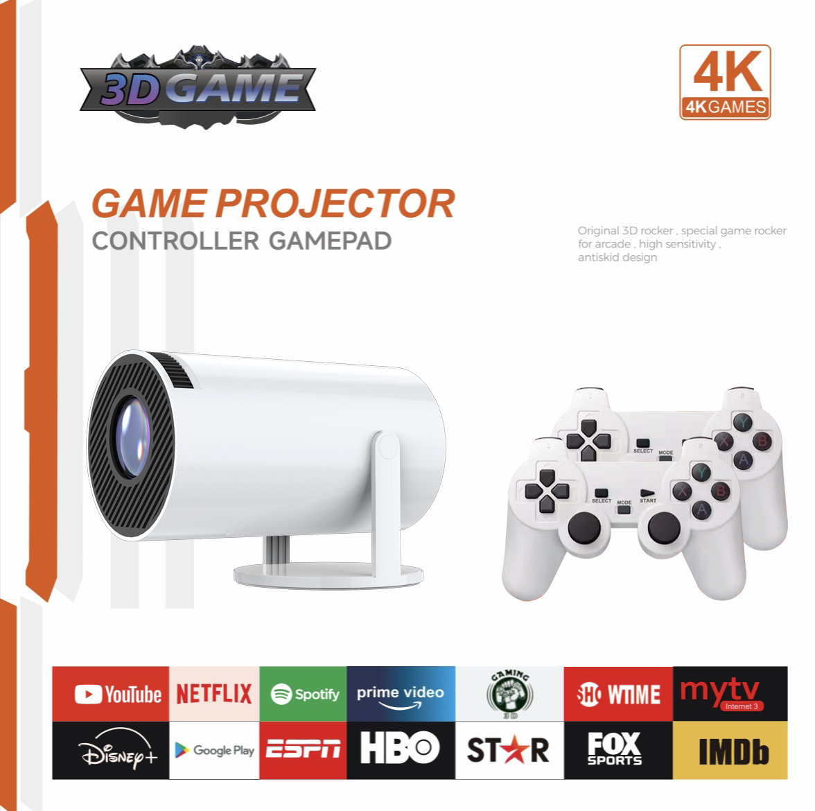 3D ゲームプロジェクター 2 in 1 F300 コントロ - Netflix Home Cinema のレビューと価格