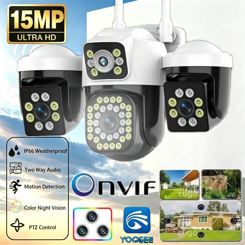 15MP トリプルレンズ トリプルスクリーン PTZ 屋外セ - Home Cinema Outdoor のレビューと価格