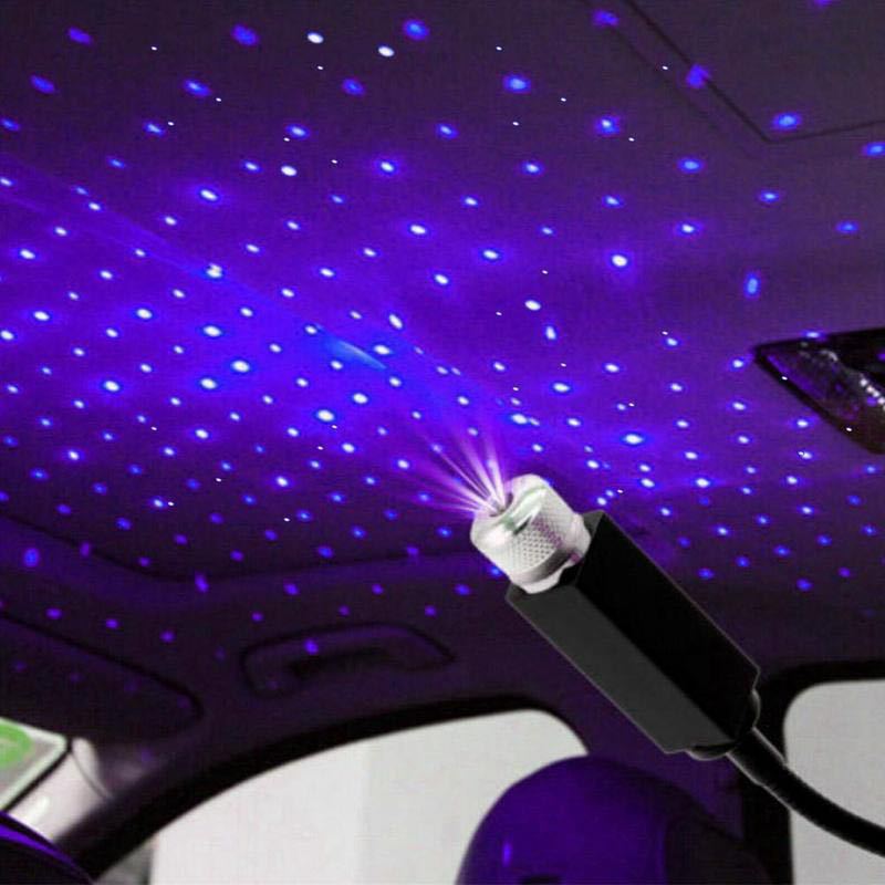USB車のインテリア大気のスタースキーランプ、天井の屋根ライ - Home Cinema Projector のレビューと価格
