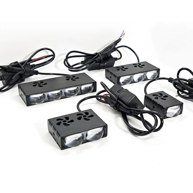 車用グリルLEDヘッドライト作業灯バンパーフォグランププロジ - Home Cinema Projector のレビューと価格