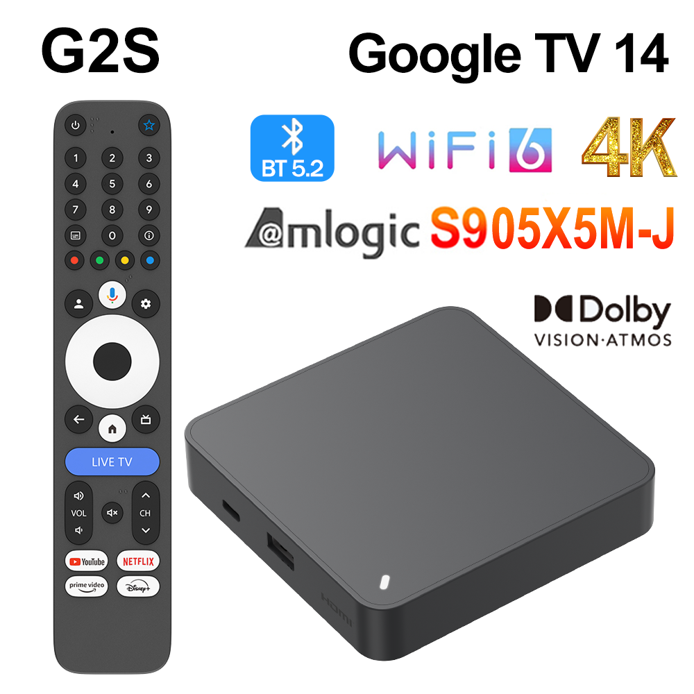 G2S GTV TV BOX GoogleTV 14 Aml - Netflix Home Cinema のレビューと価格
