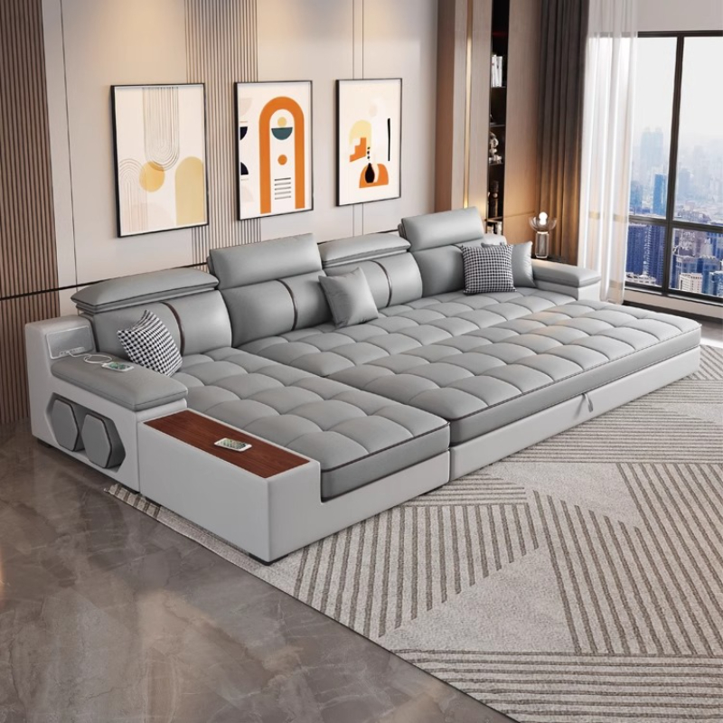 小さなアパート用アームチェア ソファ ベッド 収納付き 快適 - Home Cinema Furniture のレビューと価格