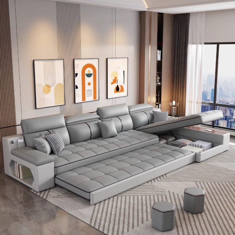 小さなアパート用アームチェア ソファ ベッド 収納付き 快適 - Home Cinema Furniture のレビューと価格