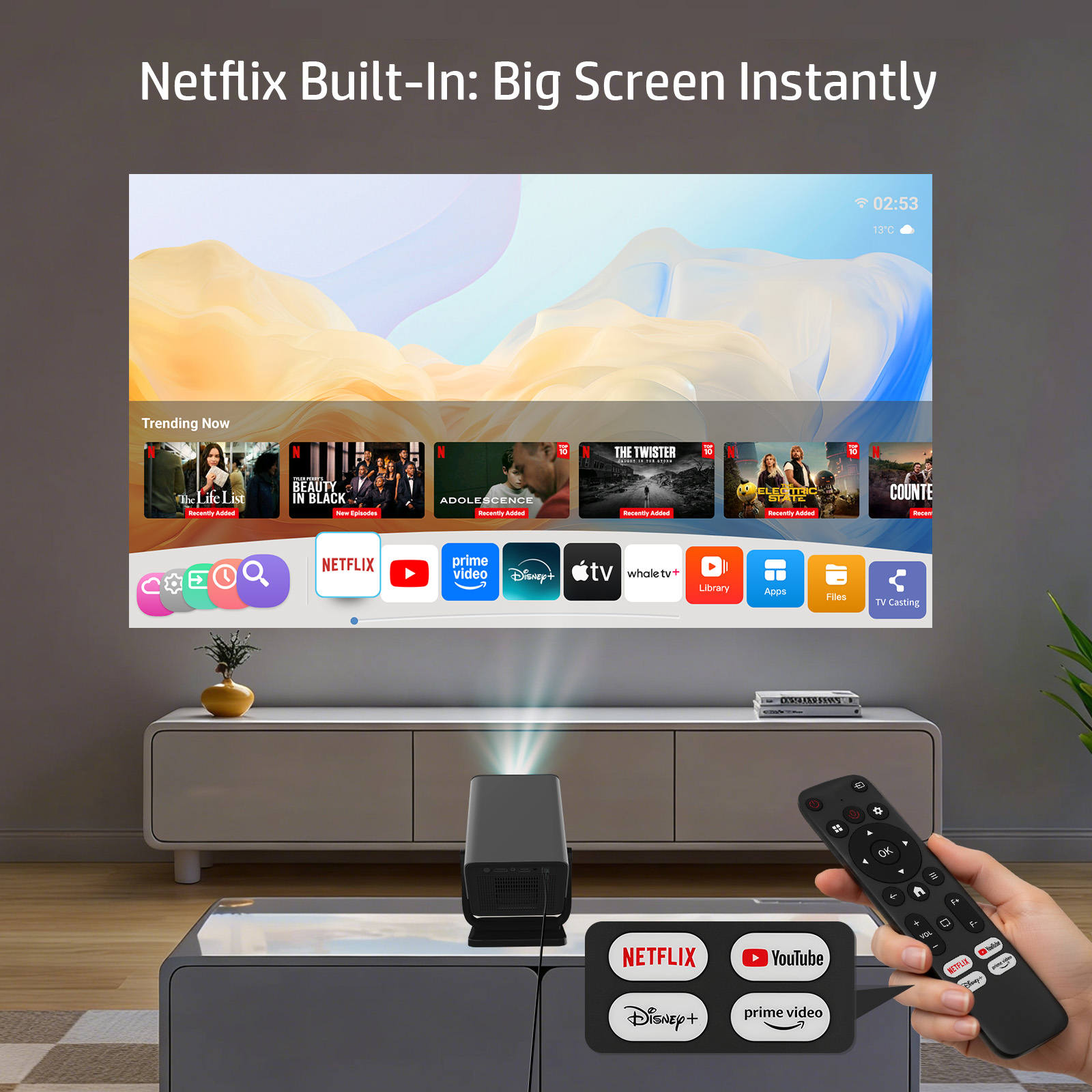 [Netflix認証] HP MC475 プロジェクター、A - Netflix Home Cinema のレビューと価格