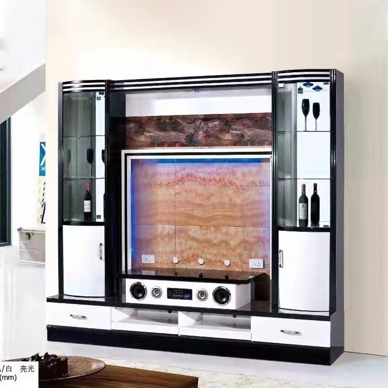 リビングルーム家具 シンプル木製ウォールユニット テレビ収納 - Home Cinema Furniture のレビューと価格