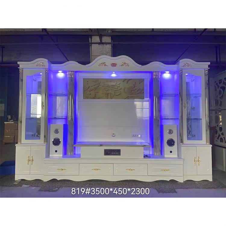リビングルーム家具 シンプル木製ウォールユニット テレビ収納 - Home Cinema Furniture のレビューと価格