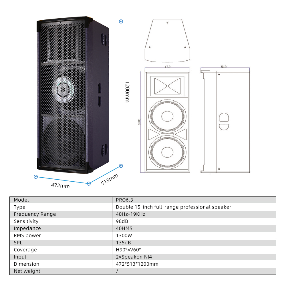 Lane PRO6.3新登場 ブラック ダブル15インチ フ - Home Theater Speaker のレビューと価格